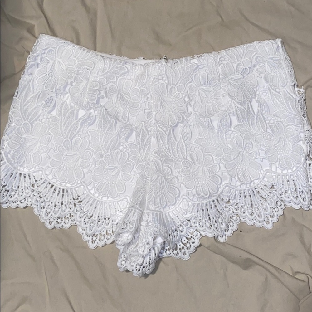 White shorts
